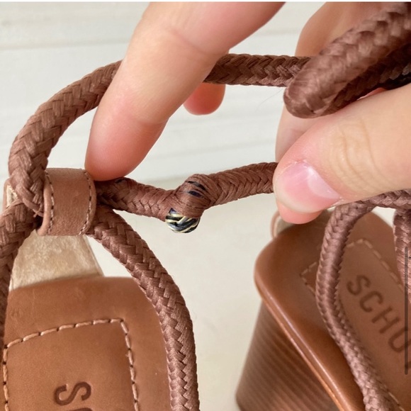 Schutz Anthropologe Angieh Brown Rope
Strappy Heels Size 8 - Picture 7 of 8